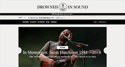 Desktop Screenshot of drownedinsound.com